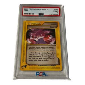2003 PSA 9 Pokemon Aquapolis Seer #133 Graded